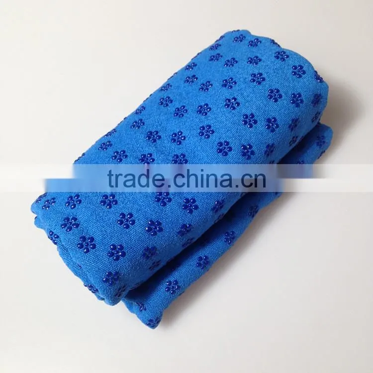 Towel yoga mat fabrics yoga towel gymnastics with mesh bag