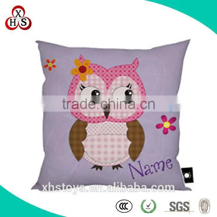 OEM New Design Custom Made soft owl cushion wholesale
