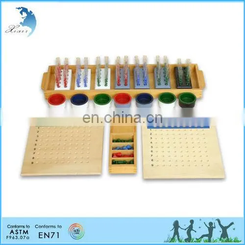 Educational Montessori Material EN71 Wooden Math Manipulatives