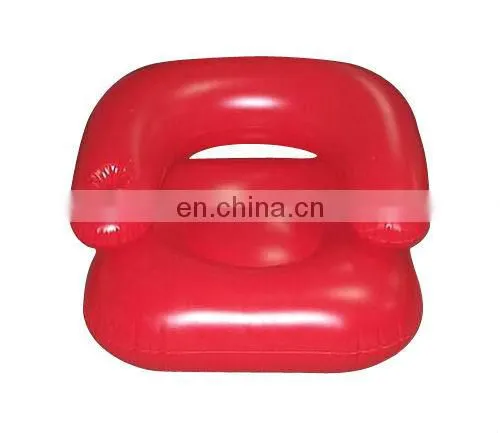 PVC inflatable pink child sofa