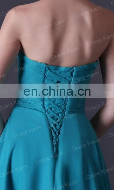2015 Grace Karin New Women's Sexy Short Off-Shoulder Bridesmaid Dress CL3474