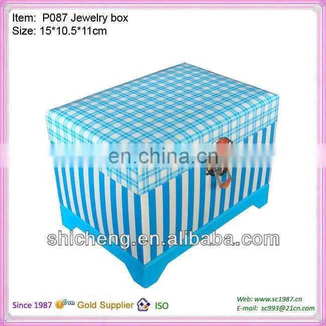 Fancy paper music jewelry box with ballerina