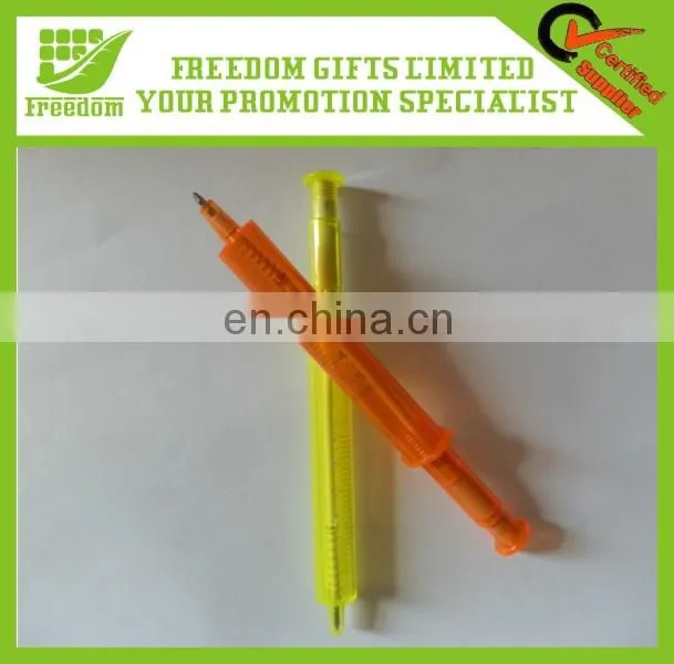 Promotional Logo Custom Eco-friendly Syringe Pen