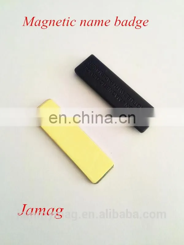 Plastic Name Badge/Tag with Pin Magnet