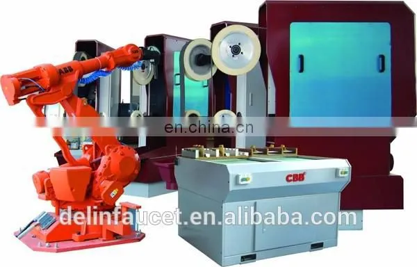 Automatic polishing metal complex structure robot polishing machine for stainless steel