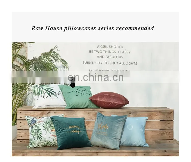 RAWHOUSE square cotton 100 white throw pillow insert cushion insert