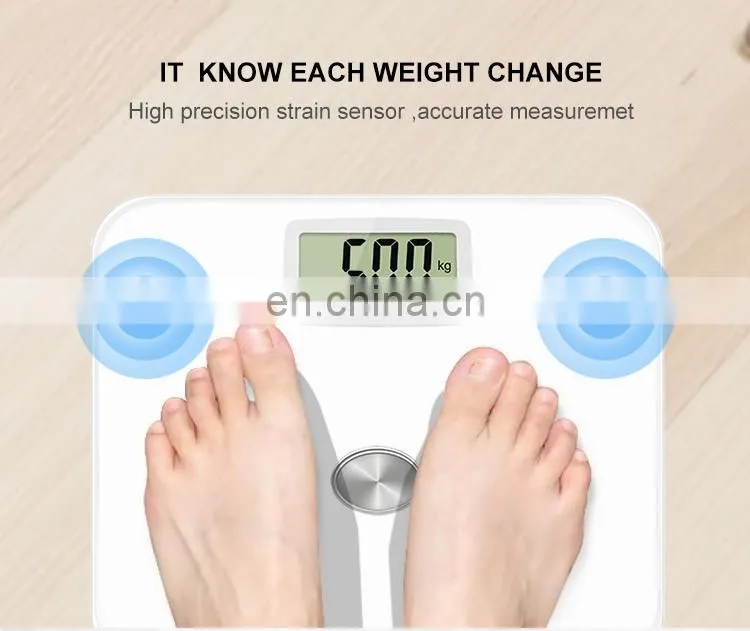 Digital Body Weight Bathroom Scale Hotel LCD Scales Battery Free