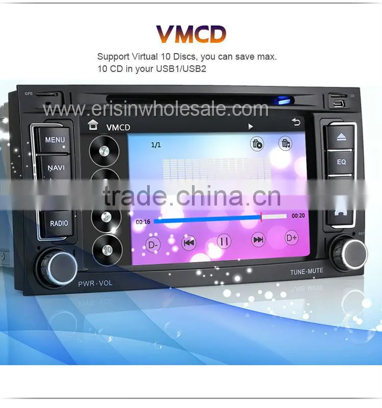 Erisin ES7402M 7 inch Dual Channel CanBus Car Radio DVD Player