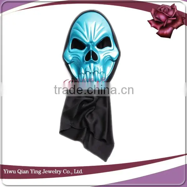 Terrorist halloween plastic skull party masks for sale