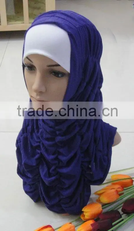A227 Fashion new two pieces muslim hijab