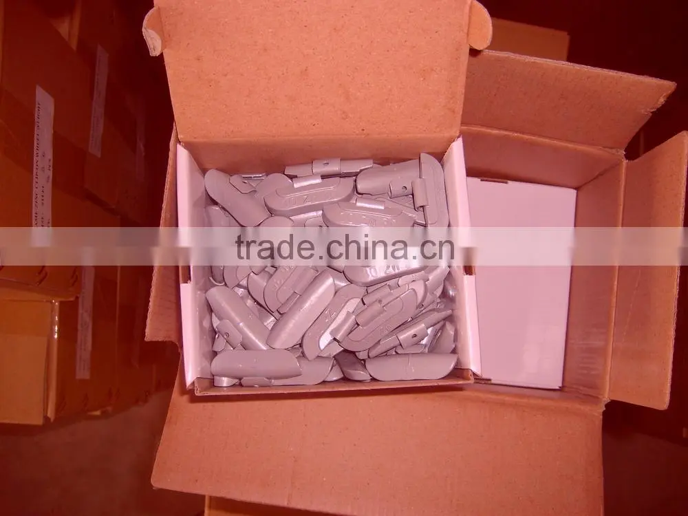 competitive price clip-on Zinc fe adhesive wheel balance weight