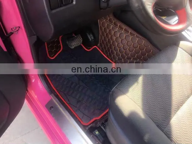 5PCS Rubber Foot Mat for Suzuki Jimny 98-18 JB43 4x4 Accessories Maiker Manufacturer Car Mat