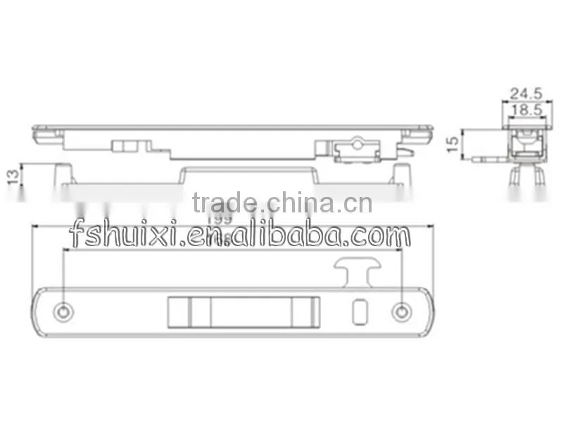 aluminium window sliding lock
