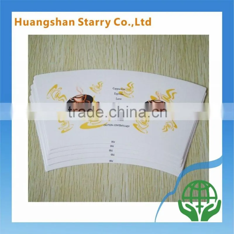 Custom Logo Wholesale Design Paper Cup Fan
