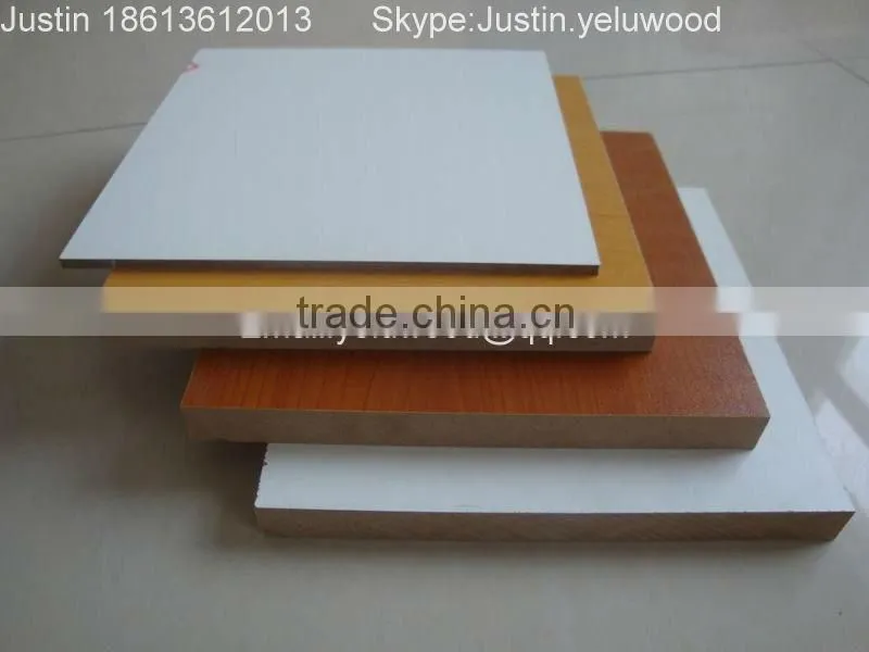 melamine mdf 1830X2440mm with high quality