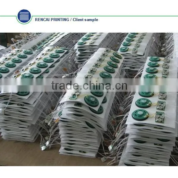 2015 happy new year Chinese custom music card