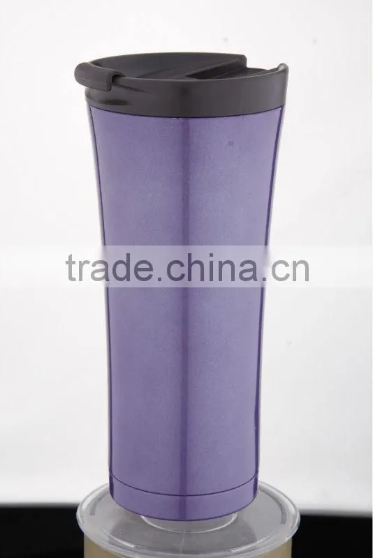 500ml new product double wall stainless steel wholesale tumbler with leakproof lid