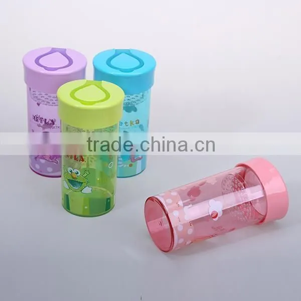 colorful Plastic sport water bottles with handle