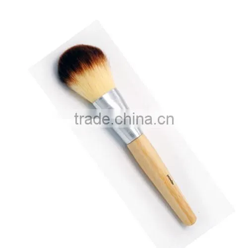 face use Bamboo handle synthetic hair powder power brush