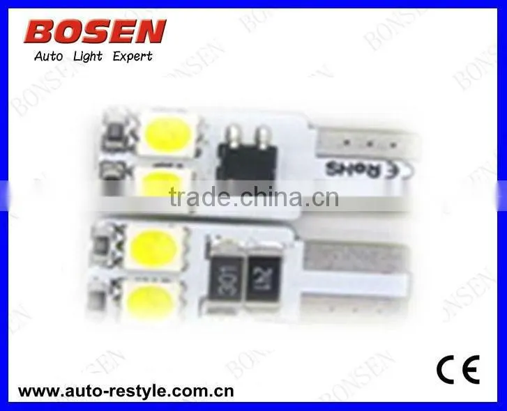 2013 non-polarity Canbus LED lamps T10-8SMD-3528-CB