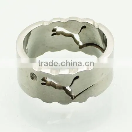 stainless steel finger ring stainless steel interchangeable ring