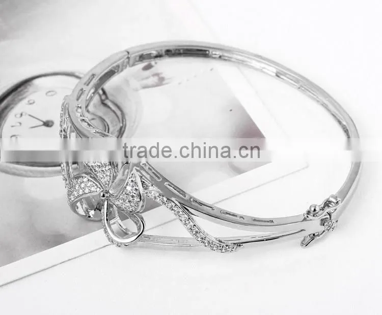 New Chinese Style Jewelry Windmill Shape Best Gift for Women 18K Gold Plated Bangle
