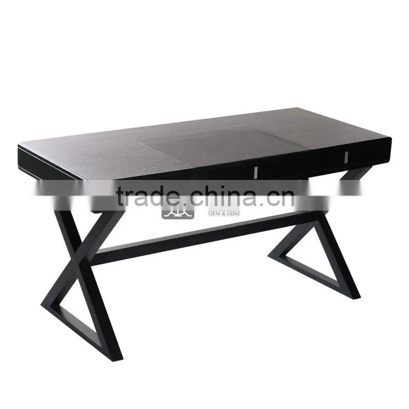DK-011 Solid Wood Cross Legs Study Writing Desk