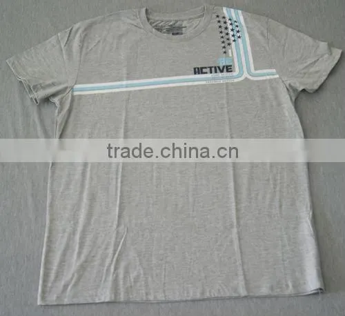 2013 New Style Quick Dry Spandex T Shirts In Bulk Wholesales/Rubber print T-shirt