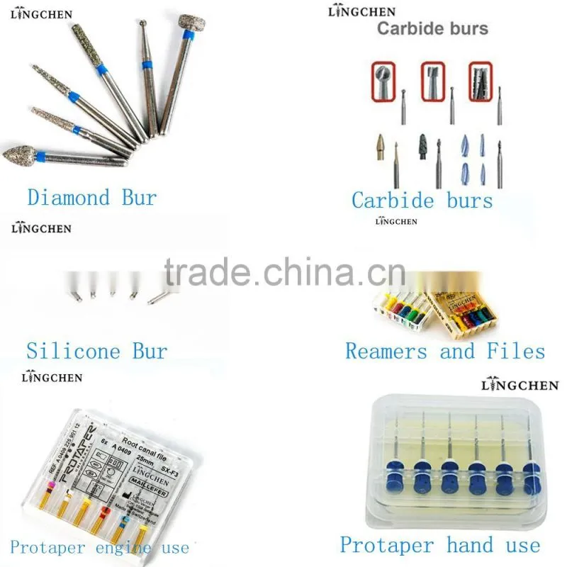 supply dental material dental composite polishing bur, dental burs names