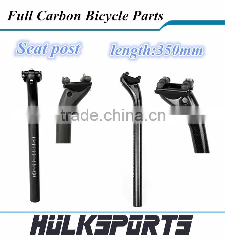 High Quality 25mm Offset Carbon Fiber Cycling Bicycle MTB Bike Seat Posts Seatpost 3K 27.2/31.6mm