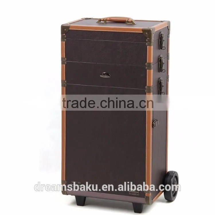 Promotional Trolley Hairdressing Makeup Kit Case pvc Organizer Case