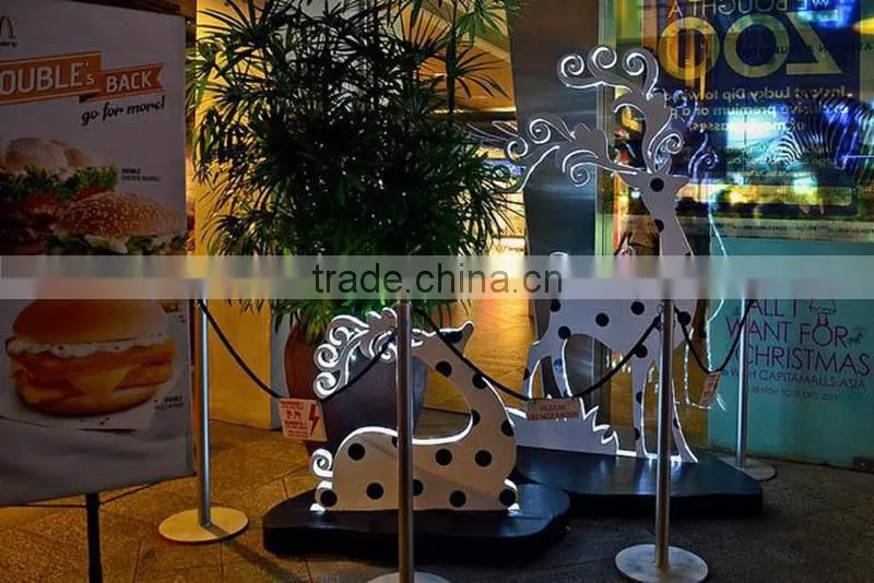 wood material deer christmas decorations