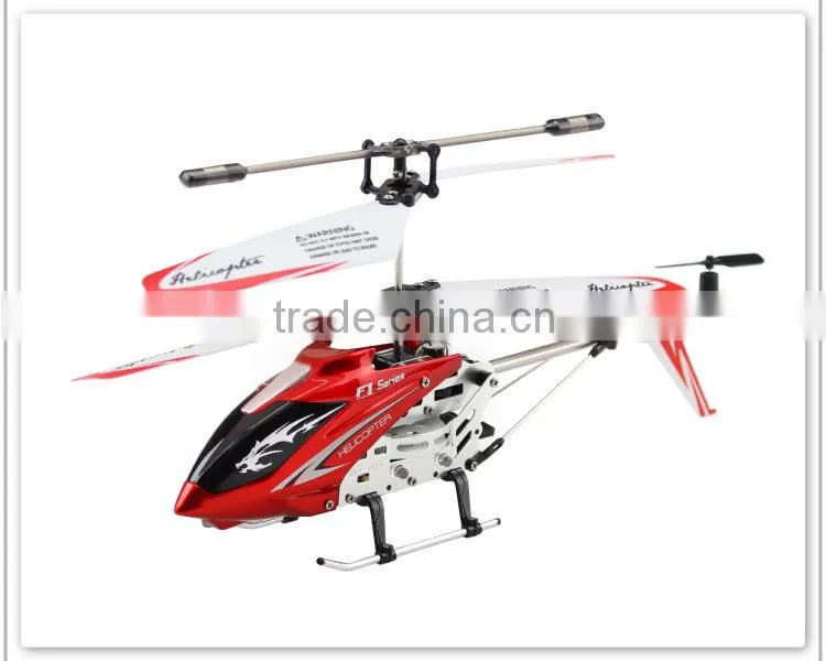 F101B 3.5 CH IR RC Helicopter Mini Metal Remote Control Helicopter Gyro RTF
