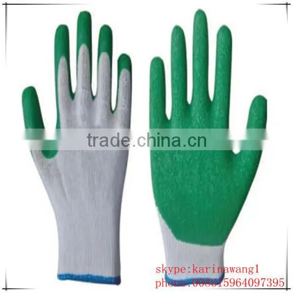 latex coated safety working gloves,factory direct price
