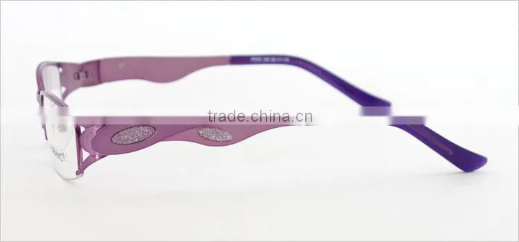 Half-rim women metal 2014 new fashion best quality optical glasses frames