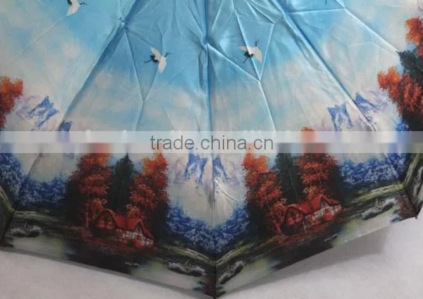 russian market umbrella is Automatic folding umbrella