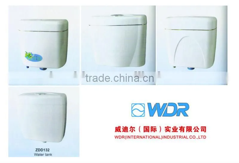 PP plastic dual flush toilet water tank 3/6 L ZDD133