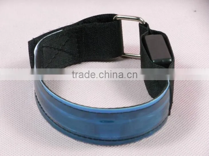 LED light Flash safety arm band safety lights fiber arm bands