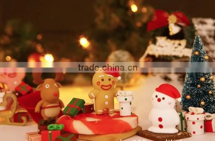 2015 new year Christmas promotion gift PVC sock USB