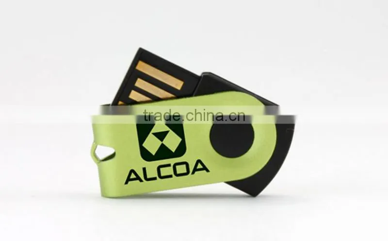 metal mini swivel usb flash drive 1gb shenzhen factory directly accept paypal