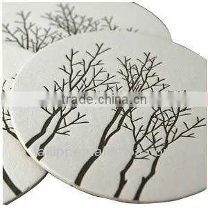 High quality Hotel used Coaster printing *C20130323-10