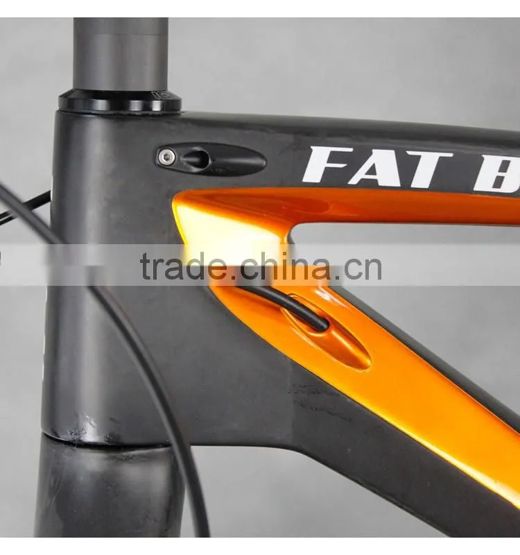 new arrival 26er fat frame BB100mm rear 190mm carbon complete fat bike