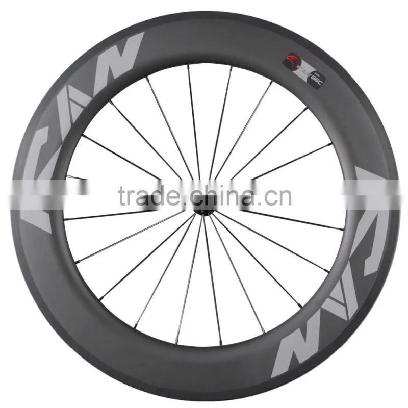 2016 OEM Chinese Cheap 86mm Clincher Newest U Shape 27mm Wide 700c Carbon Road Bike Wheels