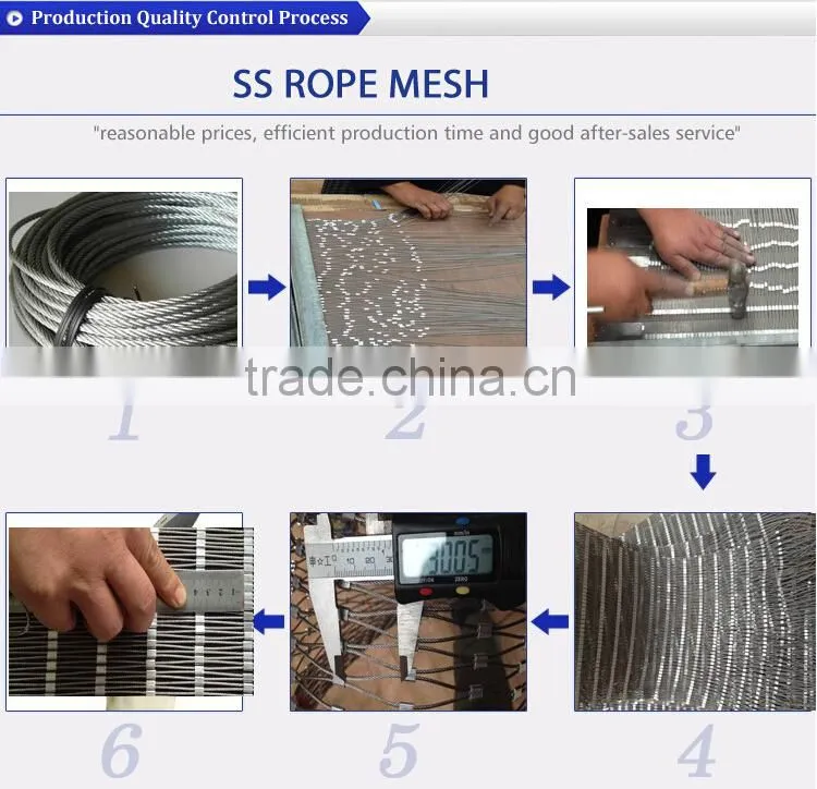 SS Rope Mesh for Stair Balustrade