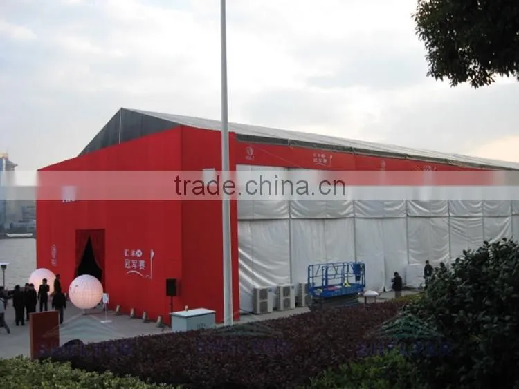 Professional wooden event tent