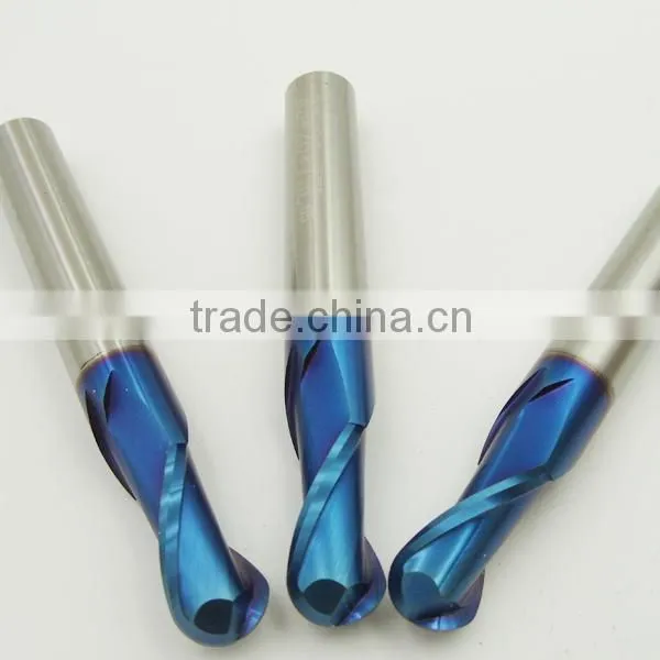Solid Carbide Ball Nose End Milling Cutters , milling machine bits for metal processing