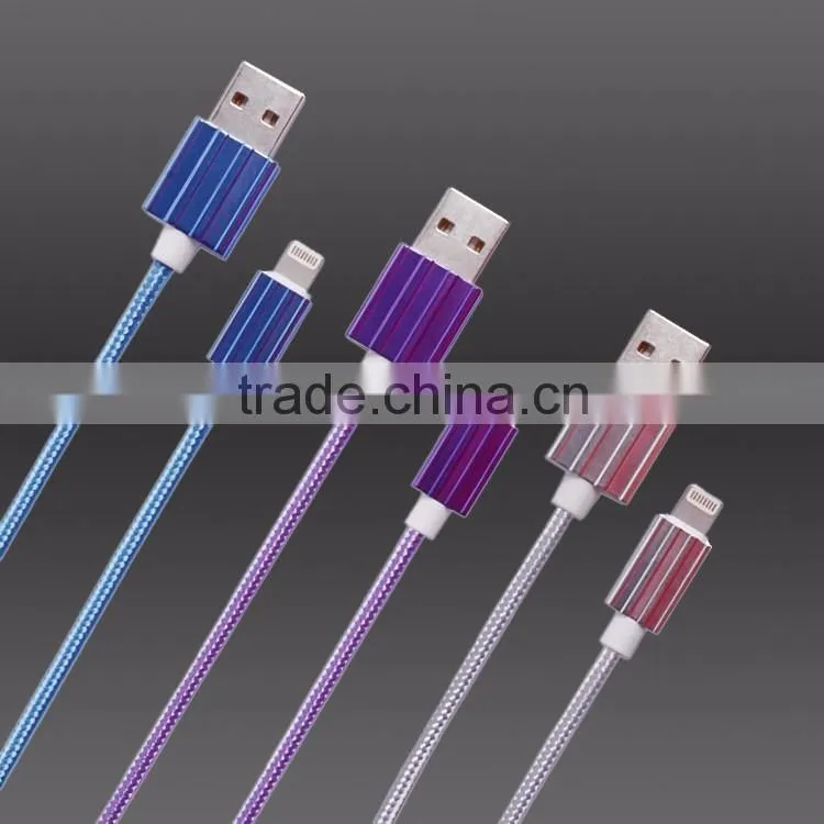 MFI cable supplier for Lightening Braided MFi Certified Reliable Charging mfi usb data cable