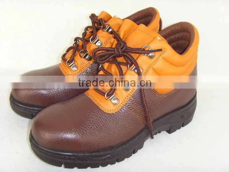 leather pu safety shoes 8042