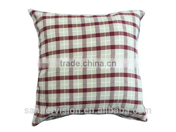 Poly/Cotton Checker Chair Cushion Cover