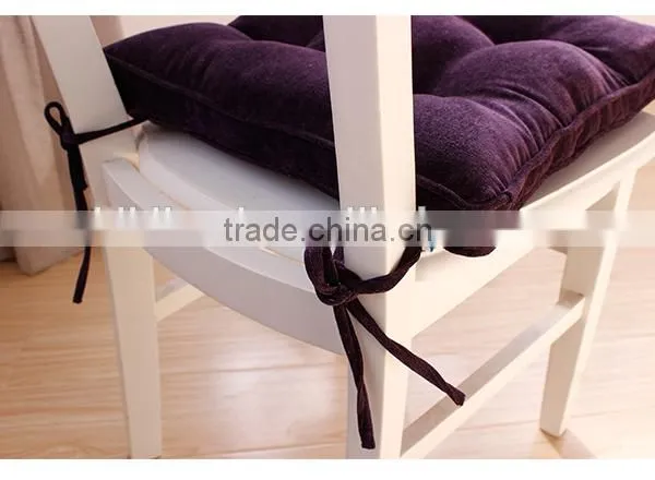 Purple Soft Floor and Office PP Cotton Chair Pad 46*46cm